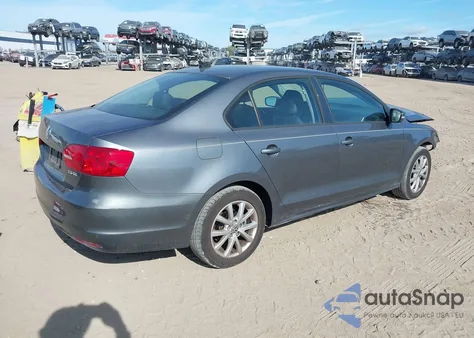 2012 Volkswagen Jetta 2.5L Se из США, поврежденный, VIN 3VWDX7AJ1CM390358